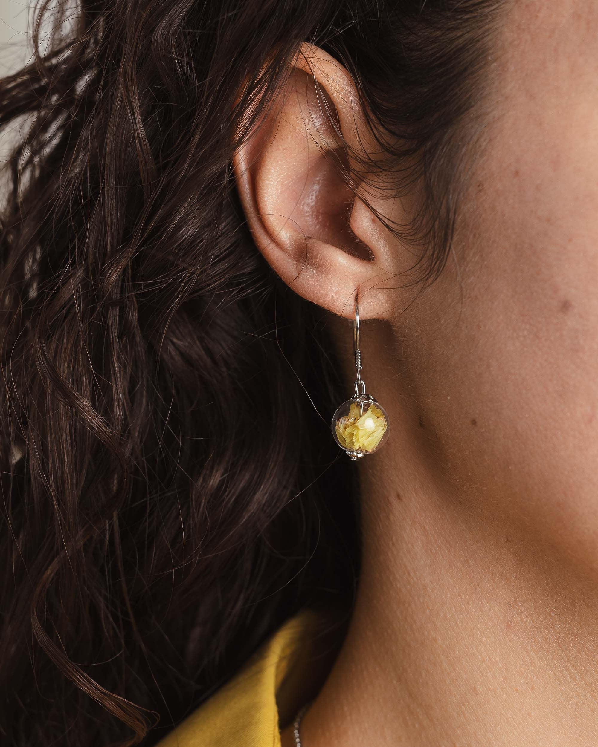 Drop earrings - Limonium