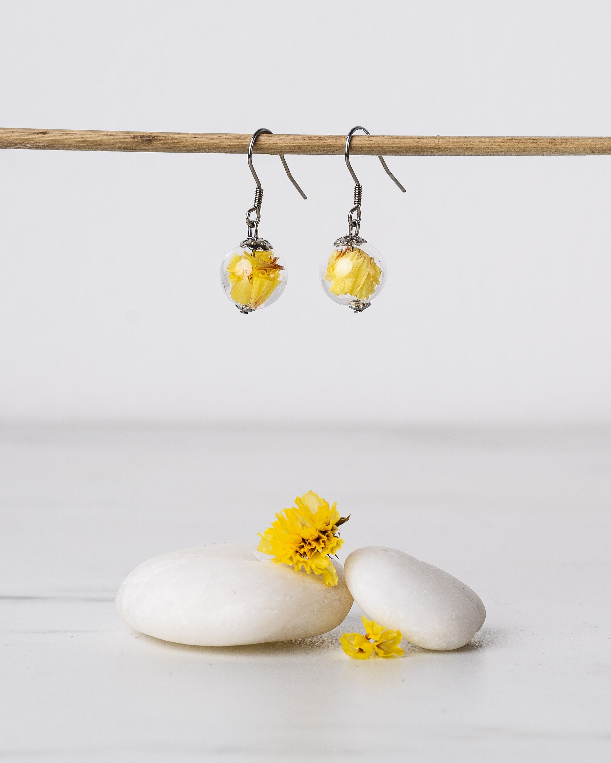 Drop earrings - Limonium