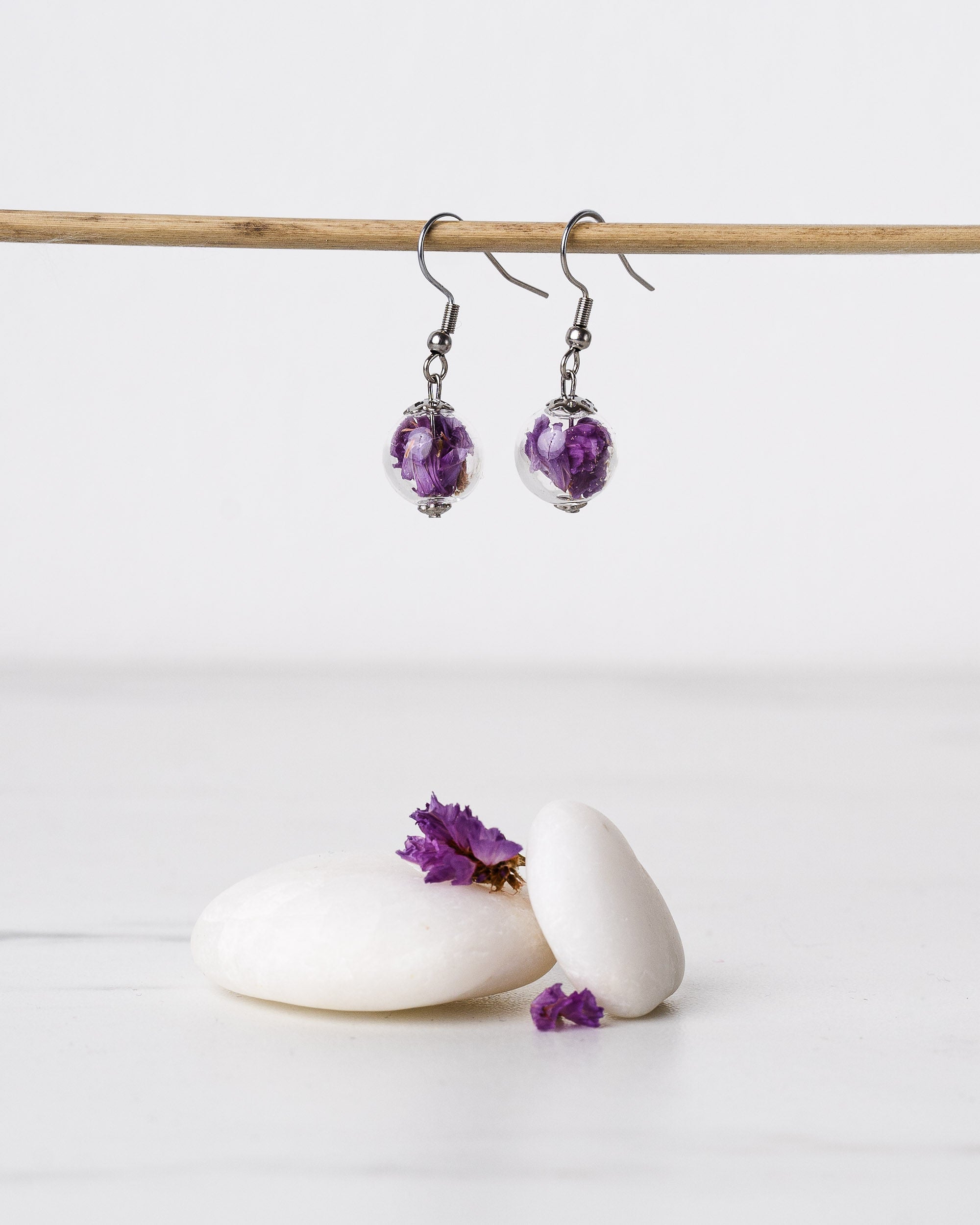 Drop earrings - Limonium