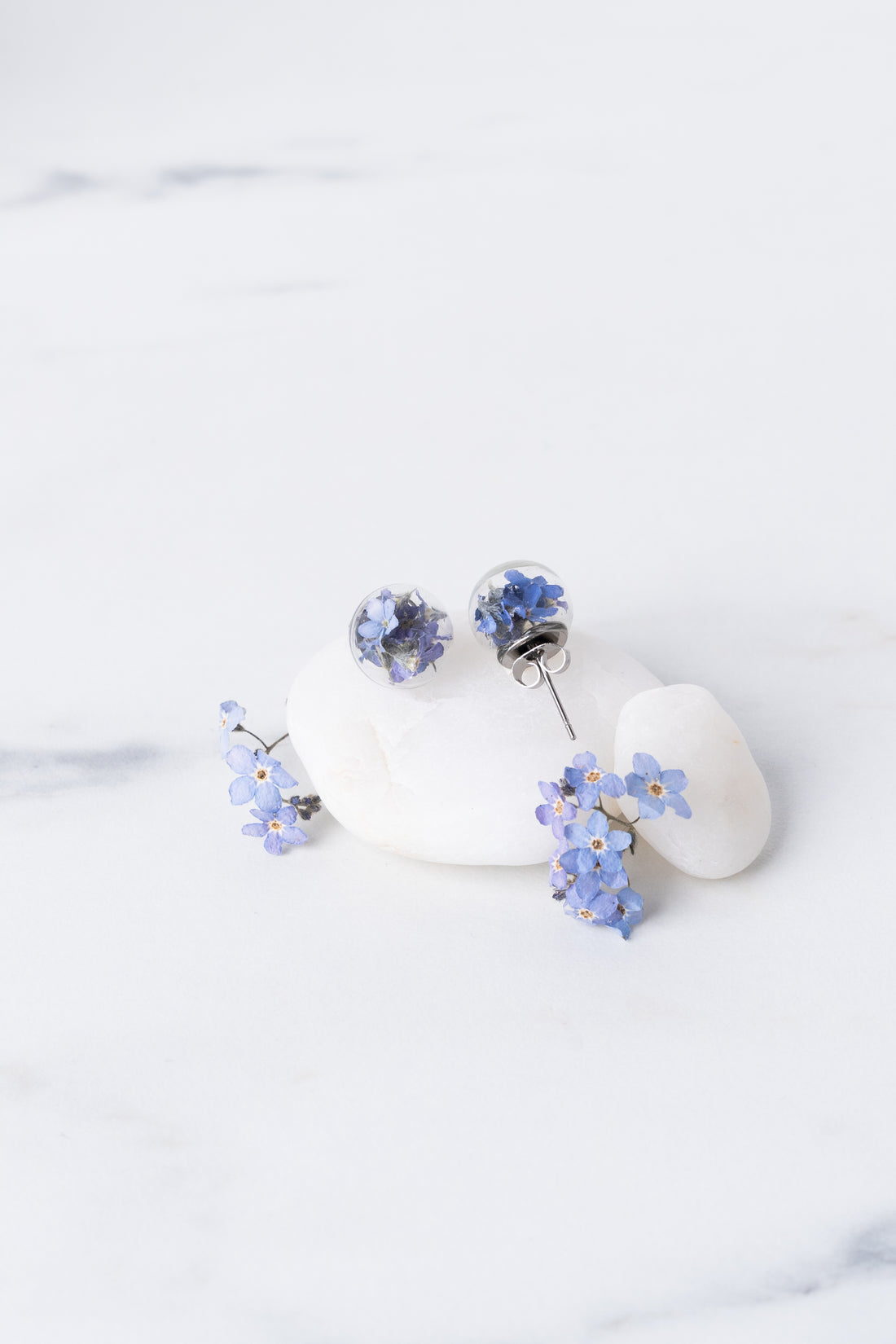 Stud Earrings - Forget Me Not