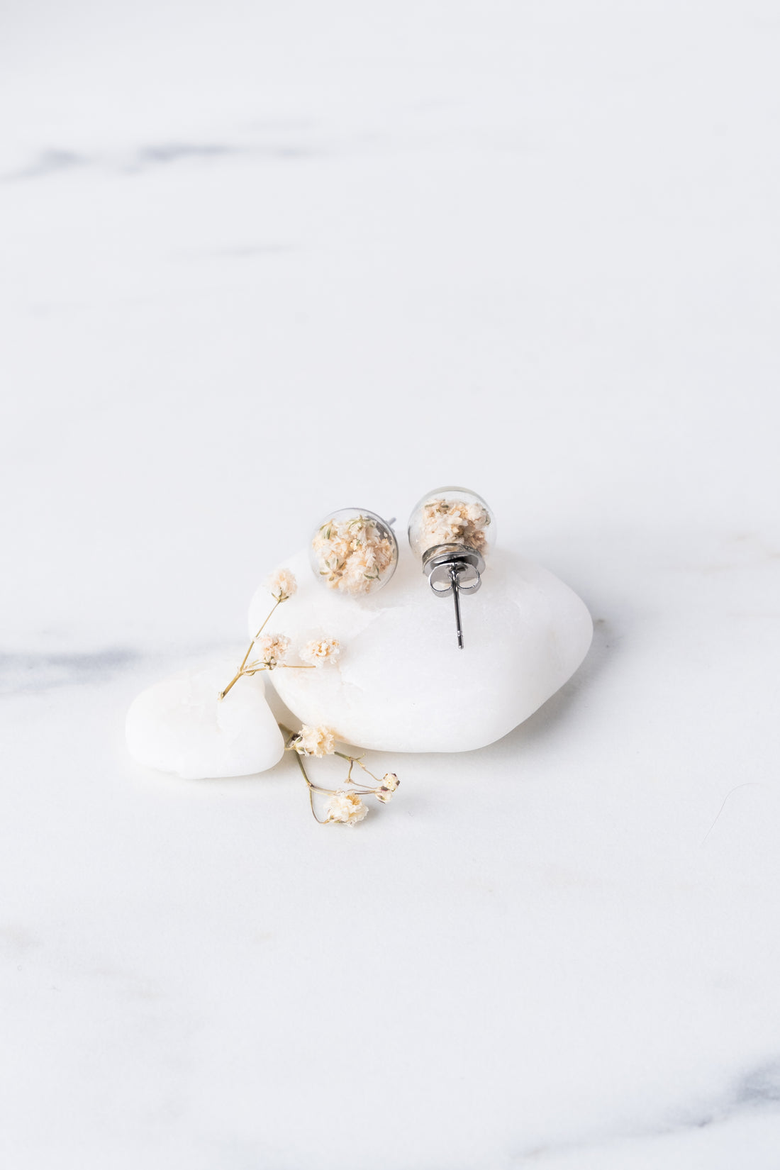 Stud Earrings - Gypsophila