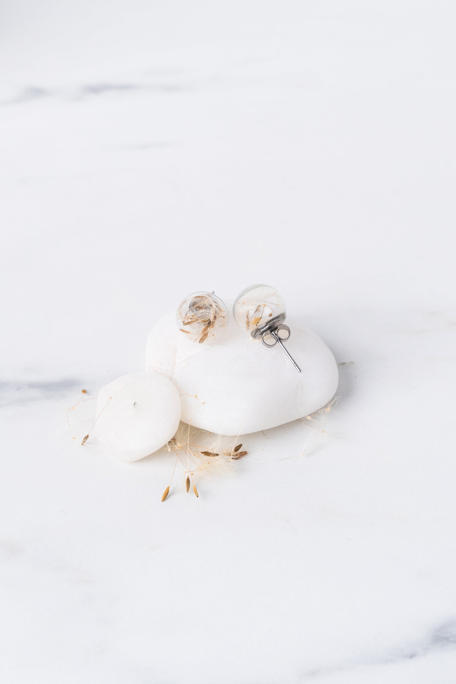 Stud Earrings - Dandelion Seeds