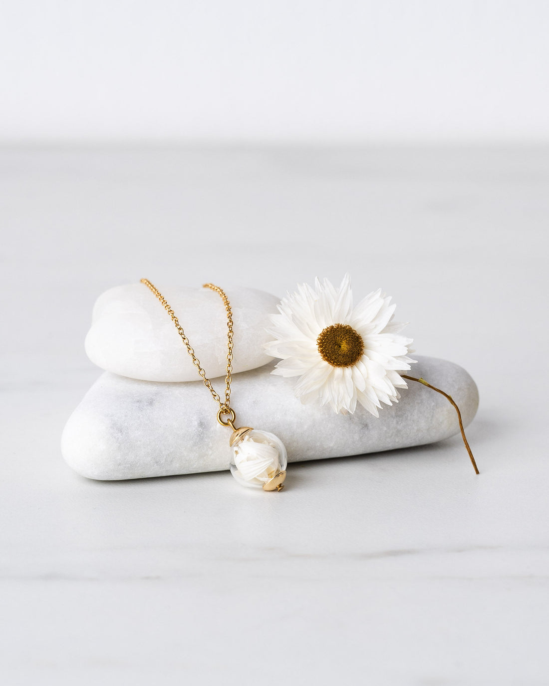 Golden Choker Necklace - Daisy