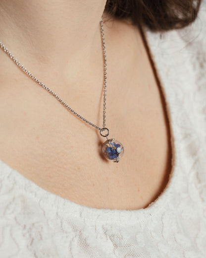 Choker Necklace - Forget Me Not