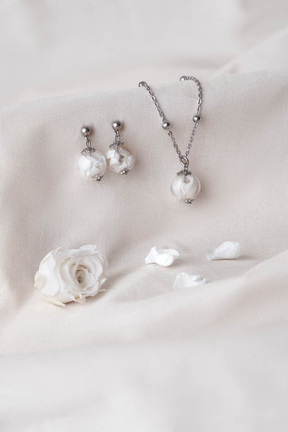 Drop Earrings - Rose