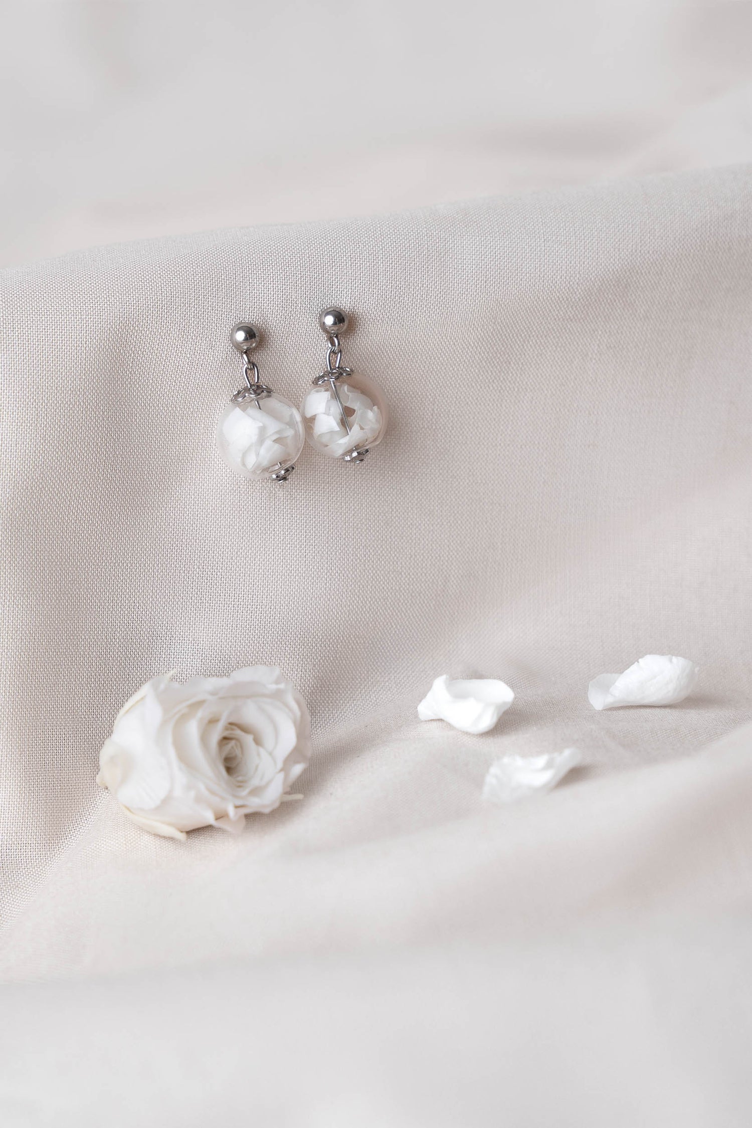 Drop Earrings - Rose