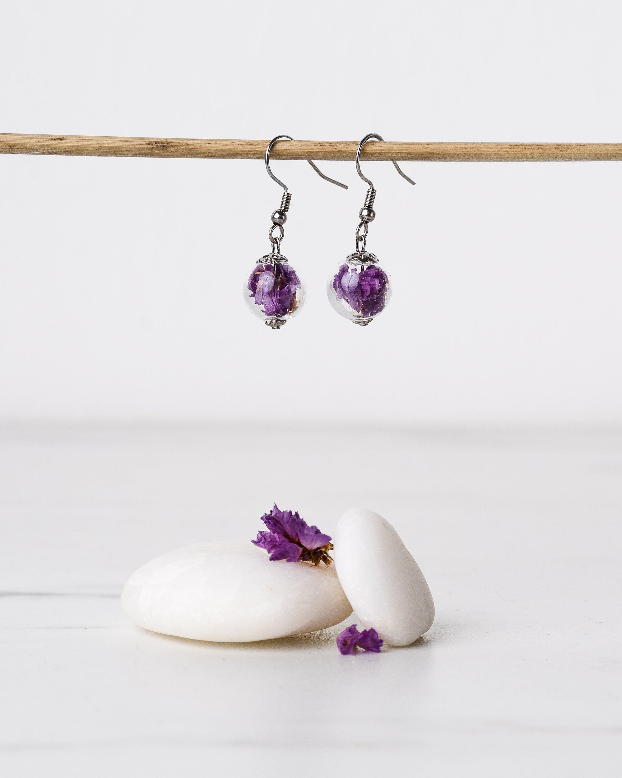 Drop earrings -  Limonium