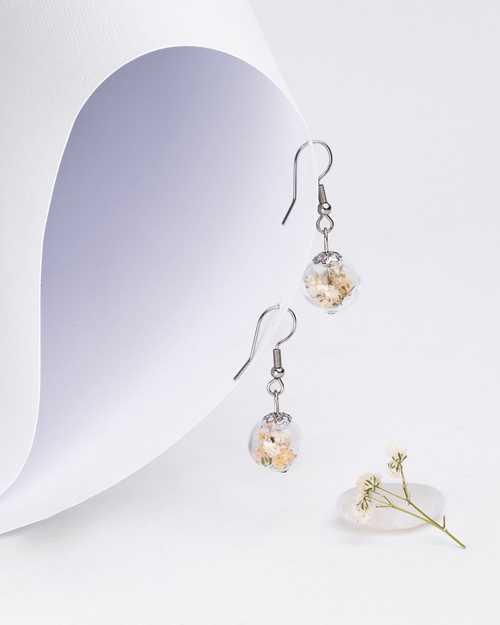 Drop Earrings - Gypsophila