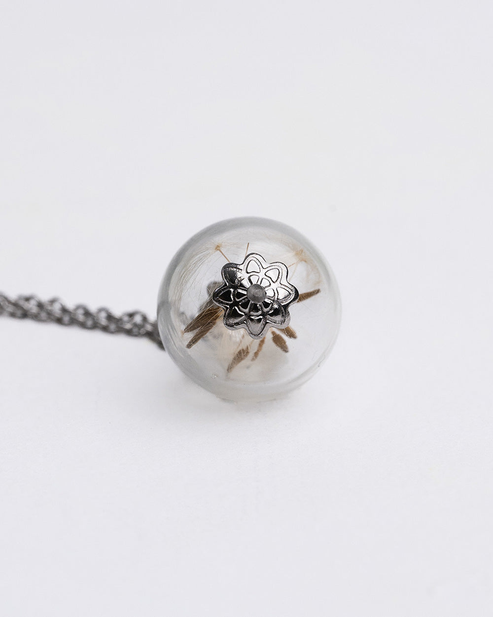 Long Necklace - Dandelion Seeds