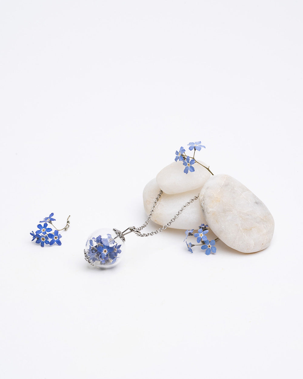 Long Necklace - Forget Me Not