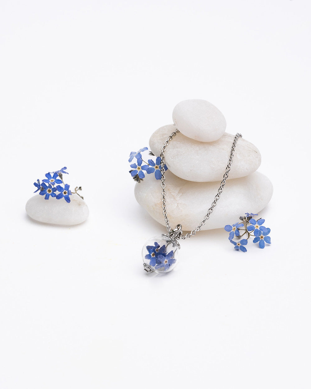 Choker Necklace - Forget Me Not