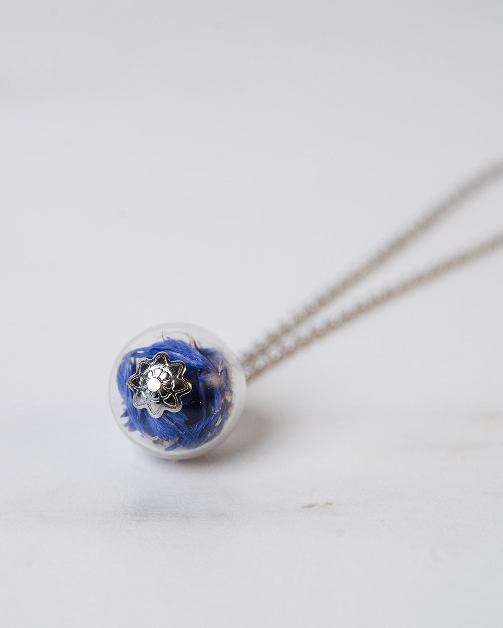 Long Necklace - Cornflower