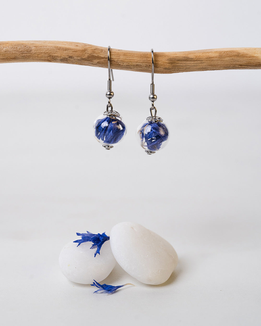 Drop Earrings - Cornflower