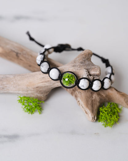 Bracelet with Aulite stones - Lichen